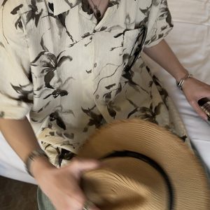 Retro Cuban Collar Floral Short-Sleeve Shirt for Men and Women - Vintage Loose Beach Style, Lightweight Summer Trend