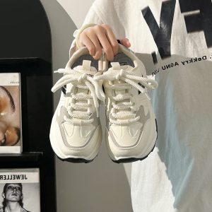 Retro Dad Shoes for Women - Breathable Mesh Summer Sneakers, Soft-Soled Versatile Design for Casual and Running