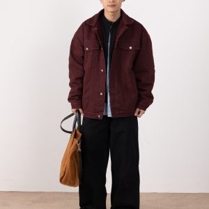 Retro Draped Casual Pants for Men - Stylish Wide-Leg Trousers, Loose Fit Workwear, High-End Fashion