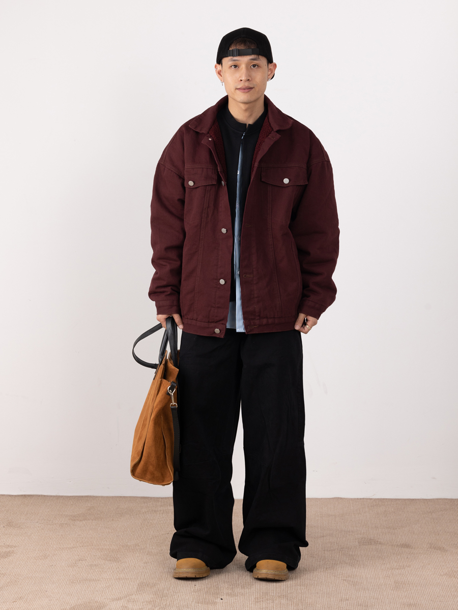 Retro Draped Casual Pants for Men - Stylish Wide-Leg Trousers, Loose Fit Workwear, High-End Fashion Retro Draped Casual Pants for Men - Stylish Wide-Leg Trousers, Loose Fit Workwear, High-End Fashion