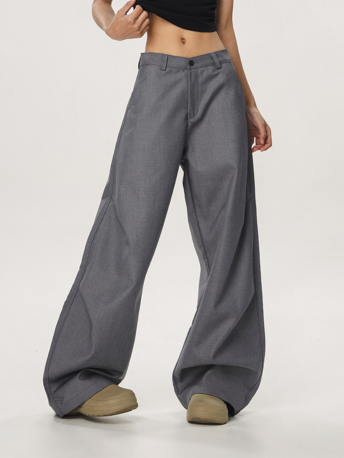 Retro High-End Casual Flared Wide-Leg Pants for Men and Women - Straight-Leg Loose Fit, 90s American Style Retro High-End Casual Flared Wide-Leg Pants for Men and Women - Straight-Leg Loose Fit, 90s American Style