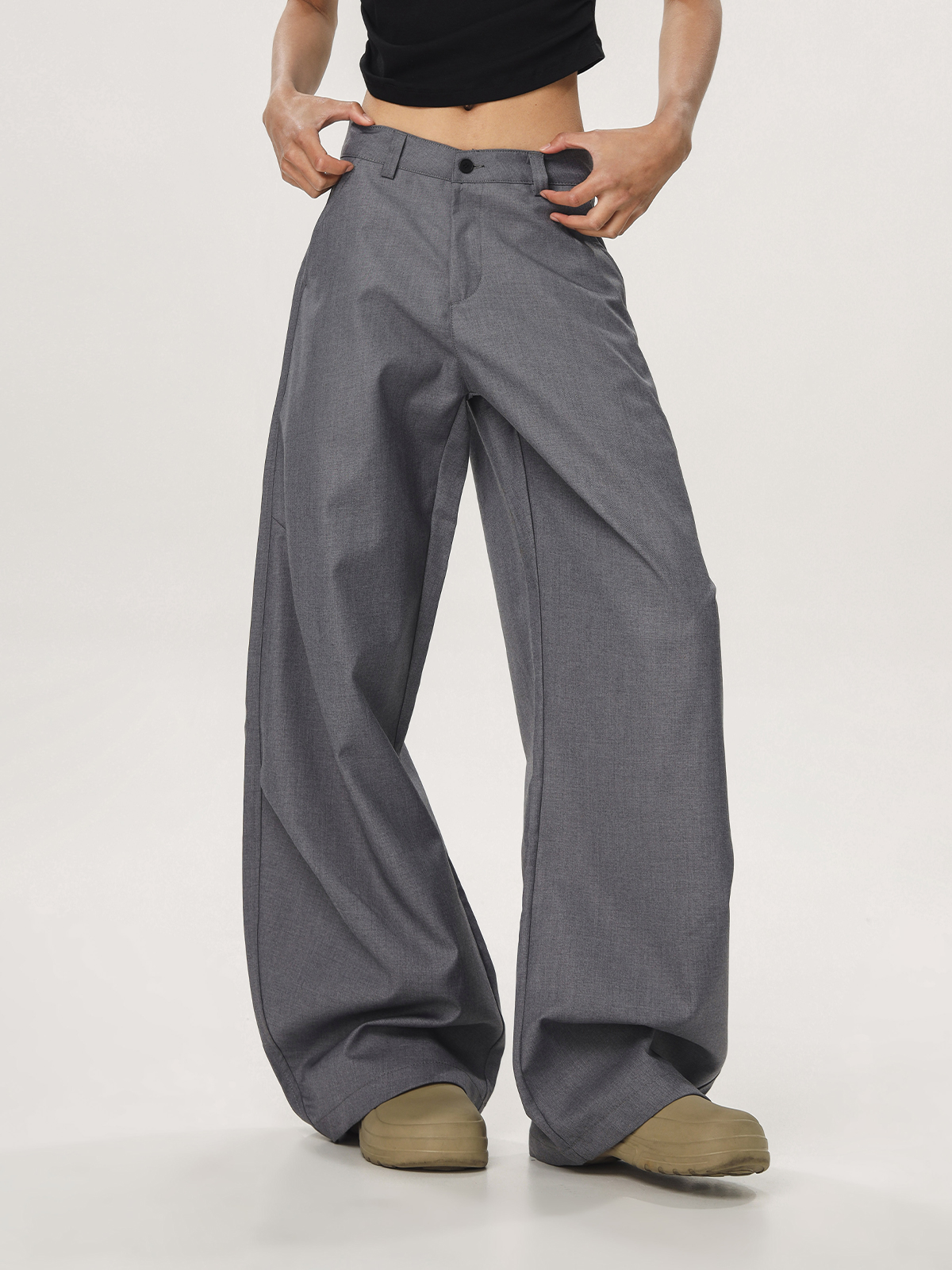 Retro High-End Casual Flared Wide-Leg Pants for Men and Women - Straight-Leg Loose Fit, 90s American Style Retro High-End Casual Flared Wide-Leg Pants for Men and Women - Straight-Leg Loose Fit, 90s American Style