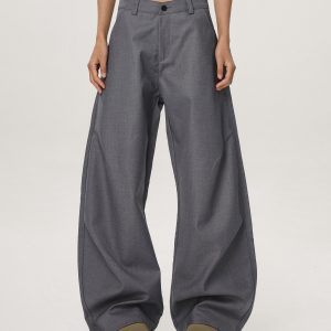 Retro High-End Casual Flared Wide-Leg Pants for Men and Women - Straight-Leg Loose Fit, 90s American Style