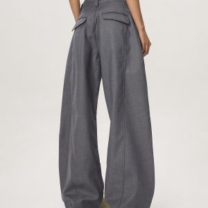 Retro High-End Casual Flared Wide-Leg Pants for Men and Women - Straight-Leg Loose Fit, 90s American Style