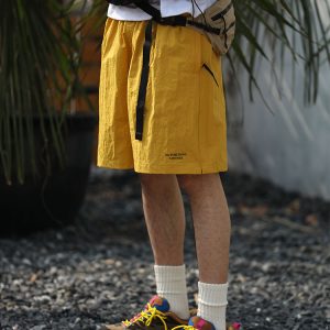 Retro Loose Fit Quick-Dry Shorts for Men and Women - Breathable Casual 5-Point Pants for Summer Outdoor Sports