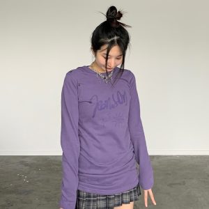 Retro Metal Decorative Slim-Fit Multi-Color Hooded Dress for 90s Inspired Style