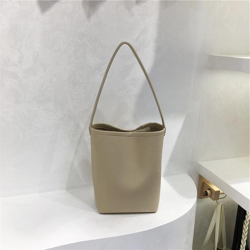 Retro Solid Color Versatile Tote Bag for Commuting - Lazy Style Underarm Bucket Bag for 2024 Fashion Retro Solid Color Versatile Tote Bag for Commuting - Lazy Style Underarm Bucket Bag for 2024 Fashion