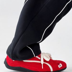 Retro Thin-Soled Casual Sneakers for Men and Women - Versatile Flat-Bottom Sports Shoes for 90s Inspired Style