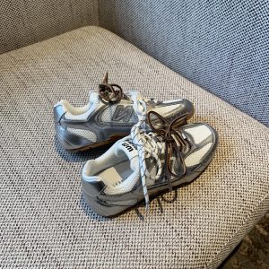 Retro Women’s Thick-Soled Sports Shoes - Breathable Mesh Sneakers for Training, Cycling, Casual Wear - Y2K Style 2025