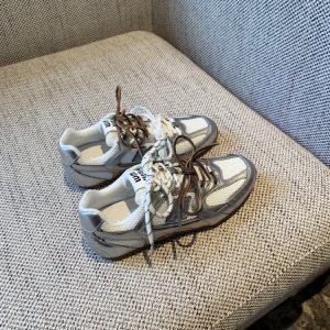 Retro Women’s Thick-Soled Sports Shoes - Breathable Mesh Sneakers for Training, Cycling, Casual Wear - Y2K Style 2025