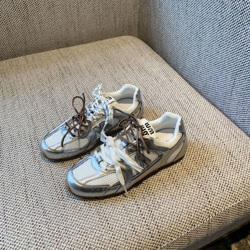 Retro Women’s Thick-Soled Sports Shoes - Breathable Mesh Sneakers for Training, Cycling, Casual Wear - Y2K Style 2025