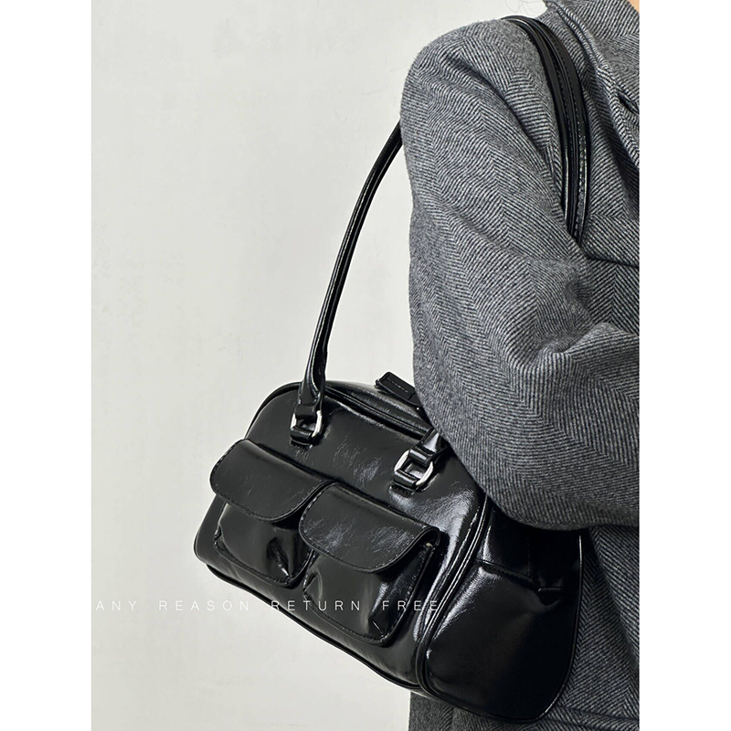 Retro Women's Underarm Bag 2024 - Trendy College Style Large Capacity Shoulder Tote Fashion Bag