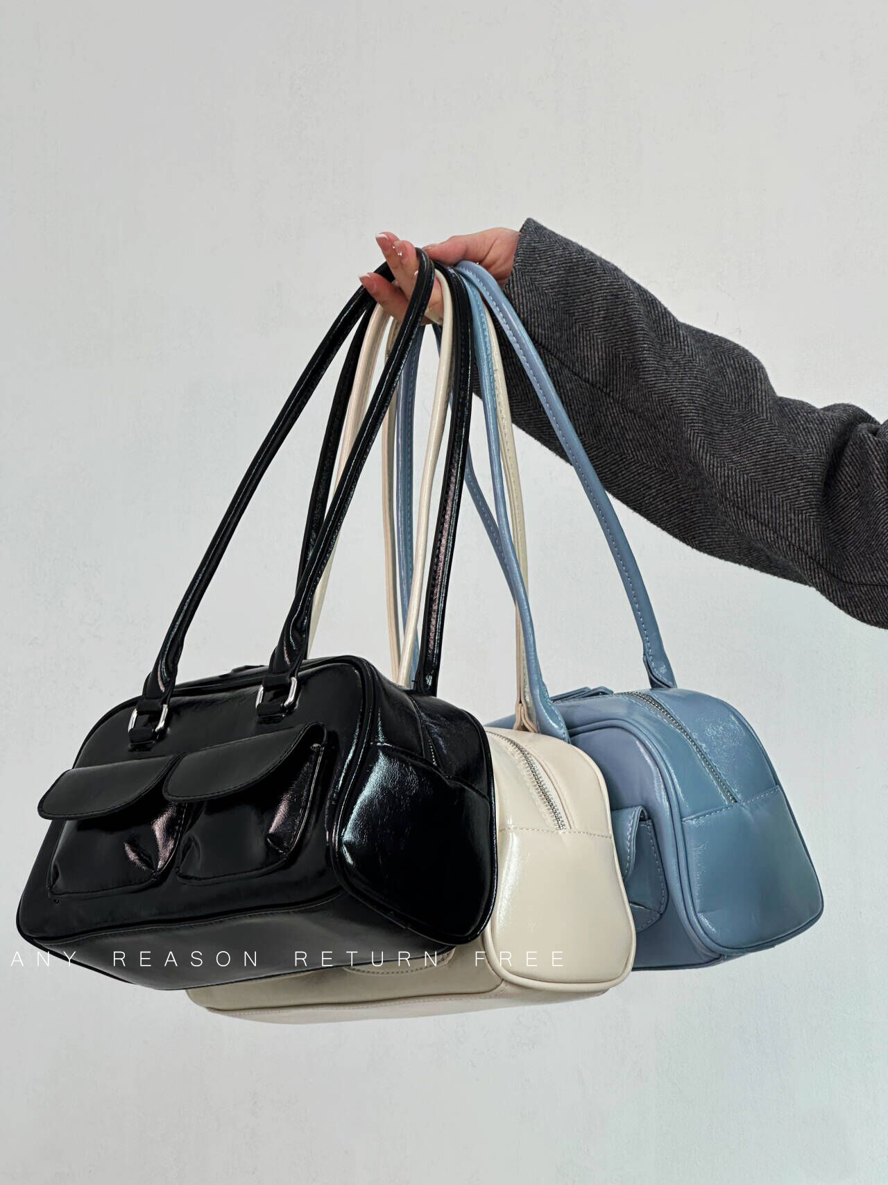 Retro Women's Underarm Bag 2024 - Trendy College Style Large Capacity Shoulder Tote Fashion Bag Retro Women's Underarm Bag 2024 - Trendy College Style Large Capacity Shoulder Tote Fashion Bag