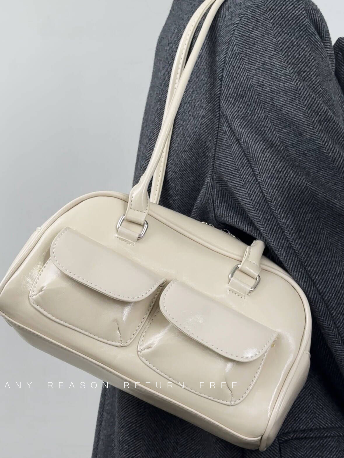 Retro Women's Underarm Bag 2024 - Trendy College Style Large Capacity Shoulder Tote Fashion Bag Retro Women's Underarm Bag 2024 - Trendy College Style Large Capacity Shoulder Tote Fashion Bag