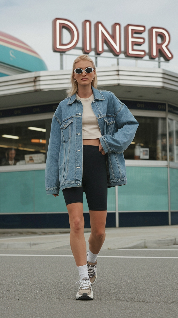 Creating a Chic Retro Oversized Outfit Look outfit idea