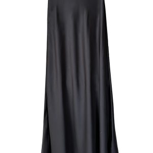 Satin Mermaid Floor-Length A-Line Skirt for Women - Summer High-End Acetate Dress with Elegant Temperament