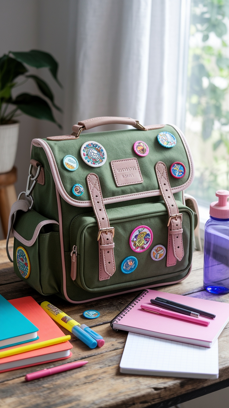 Enhance Your Look with Trendy School Bag Accessories outfit idea