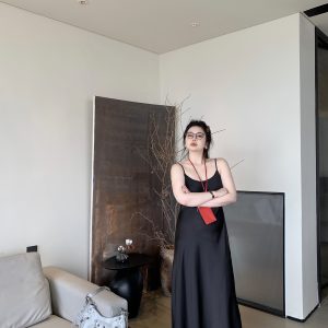 Silky Satin Plus-Size Camisole Dress with Blurred Light Sensation for Beach Vacation, Plus-Size Summer Fashion