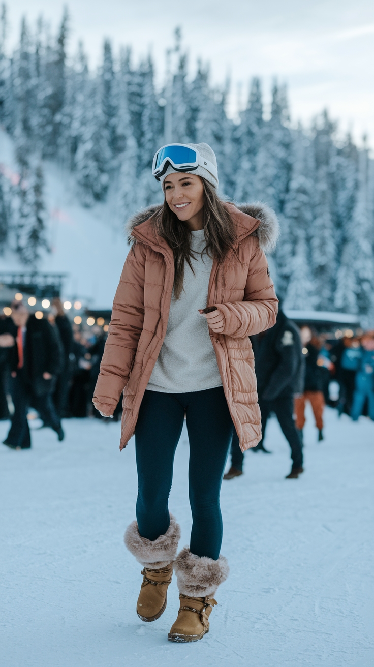 Ski Festival Outfits: Stylish and Warm for Winter outfit idea