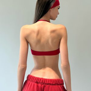 Skin-Baring Slimming Narrow Bra with Chest Pads in 4 Colors - Sexy Y2K Style, Perfect for Layering and Everyday Wear