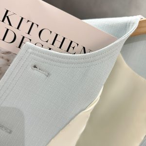 Sky Blue Korean-Style Short Sleeve Blazer for Women - Summer Lightweight Fashion Top, 2025 Trendy Socialite Wear