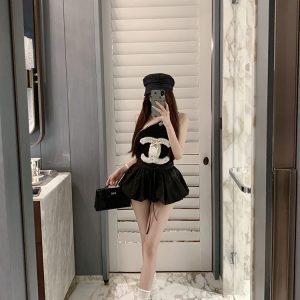 Slanted Shoulder Design Fragrant Wind Vest - Trendy Small Fit for Summer, Casual Chic Style