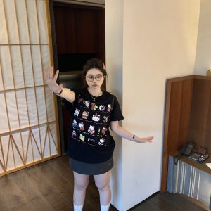 Slightly Chubby Casual Printed Short Sleeve T-Shirt - Mid-Length Plus Size Top for a Trendy Everyday Look