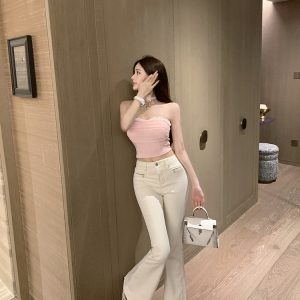 Slim-Fit Mesh Vest Top with Built-In Chest Pad - Pure Desire Style, Trendy and Chic for Y2K Fashion Enthusiasts