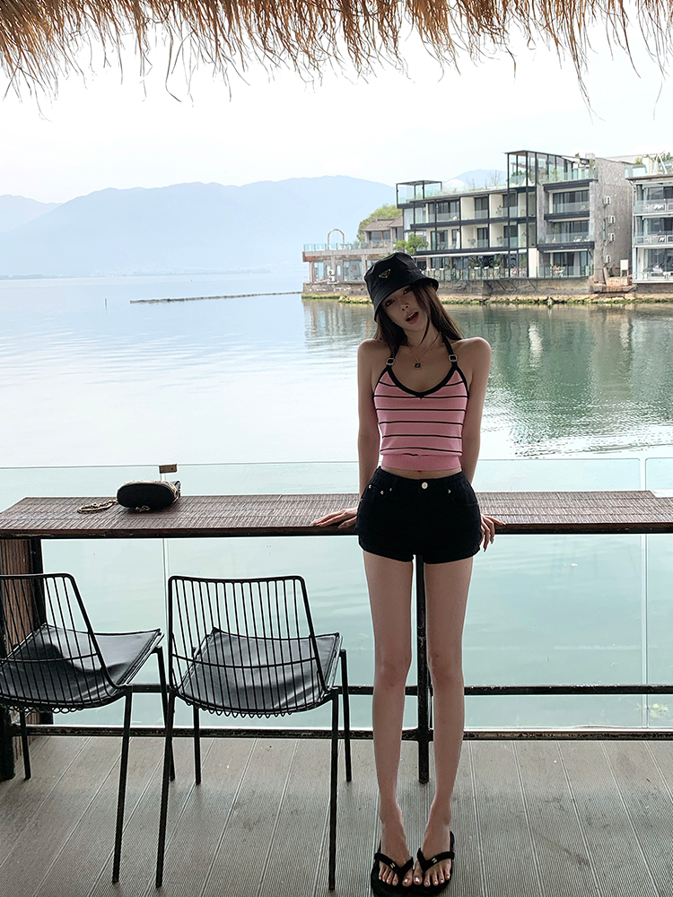 Slimming Women's Denim Shorts - Naturally Slim Waist, Buttock-Enhancing Hot Pants for Summer, American Hot Girl Style Slimming Women's Denim Shorts - Naturally Slim Waist, Buttock-Enhancing Hot Pants for Summer, American Hot Girl Style