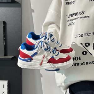 Smog Blue Board Shoes for Women - Breathable Soft Sole, Versatile Summer Style, Trendy Sports Footwear