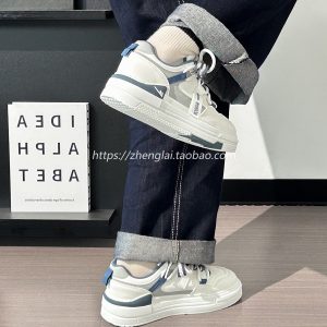 Smog Blue Board Shoes for Women - Breathable Soft Sole, Versatile Summer Style, Trendy Sports Footwear