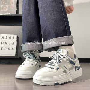 Smog Blue Board Shoes for Women - Breathable Soft Sole, Versatile Summer Style, Trendy Sports Footwear