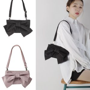 Soft Cute Bow Underarm Crossbody Bag for Women - Niche Spring/Summer Style, High-Quality Fashion Accessory