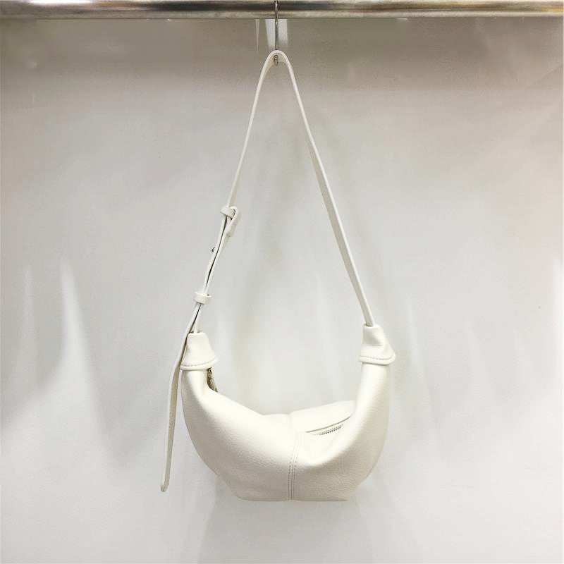 Soft Leather Casual Shoulder Crossbody Dumpling Bag - Niche INS 2025 Style, Lazy Horn Design for Effortless Chic Soft Leather Casual Shoulder Crossbody Dumpling Bag - Niche INS 2025 Style, Lazy Horn Design for Effortless Chic
