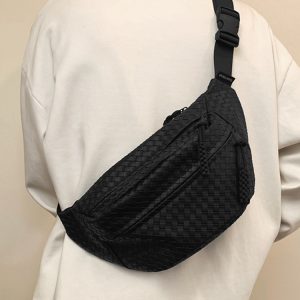 Soft Leather Crossbody Chest Bag - Versatile Casual Sports Waist Bag for Men - 2025 Spring Cycling Essentials