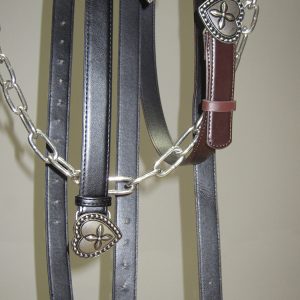 Spicy Girl Cross Heart Metal Thin Belt - Trendy Niche Accessory for 90s and Y2K Fashion Styles