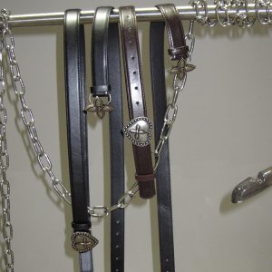Spicy Girl Cross Heart Metal Thin Belt - Trendy Niche Accessory for 90s and Y2K Fashion Styles