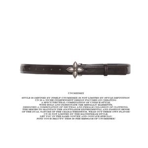 Spicy Girl Cross Heart Metal Thin Belt - Trendy Niche Accessory for 90s and Y2K Fashion Styles