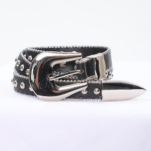 Spicy Girl Metal Work Belt - American Style Niche Design with Star Accents for Trendy 90s and Y2K Fashion
