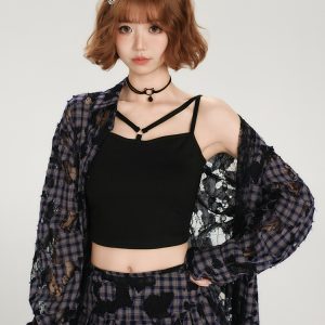 Spicy Girl Tank Top for Women - American Style Slim Fit Summer Outerwear, Flattering Design for a Trendy Look