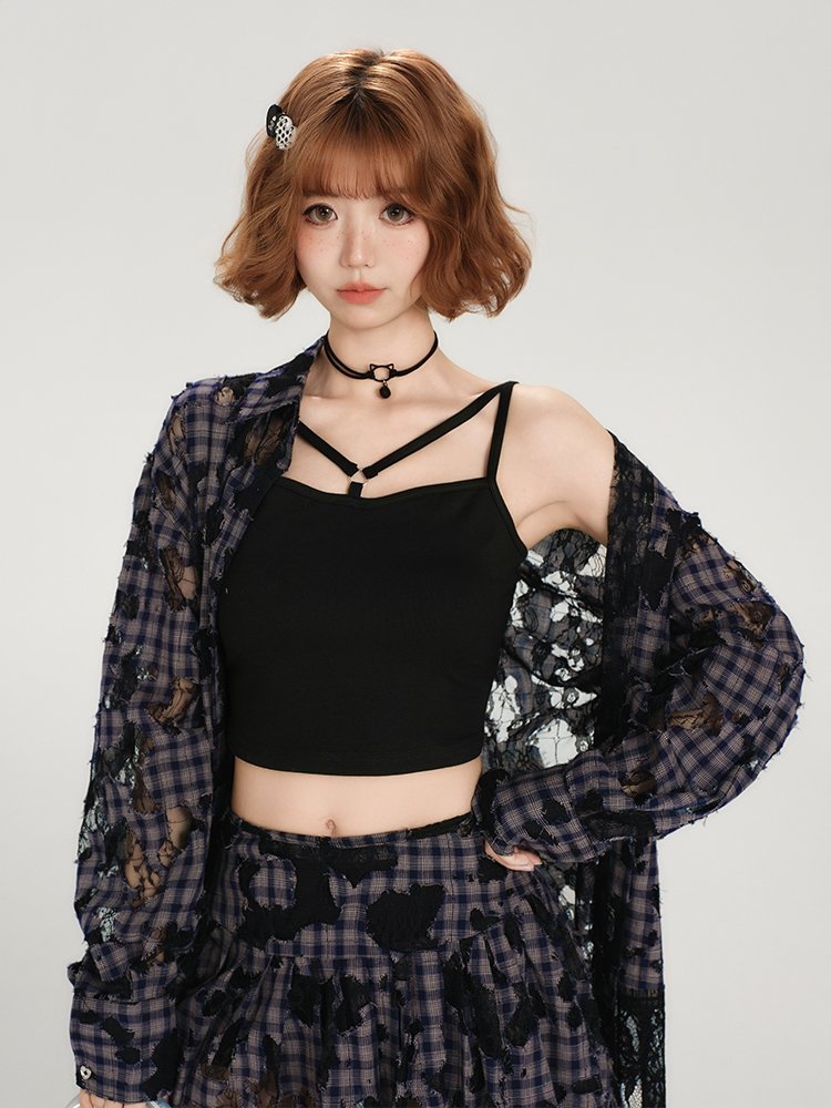 Spicy Girl Tank Top for Women - American Style Slim Fit Summer Outerwear, Flattering Design for a Trendy Look Spicy Girl Tank Top for Women - American Style Slim Fit Summer Outerwear, Flattering Design for a Trendy Look