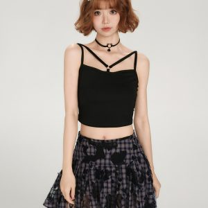 Spicy Girl Tank Top for Women - American Style Slim Fit Summer Outerwear, Flattering Design for a Trendy Look