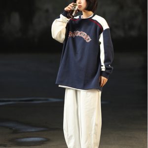 Spring Retro Draped Work Pants for Men - Trendy Loose Straight Casual Long Pants in American Style