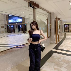 Strapless Top with Built-in Padding for Trendy Girls - Perfect for Y2K Style and Summer Fashion