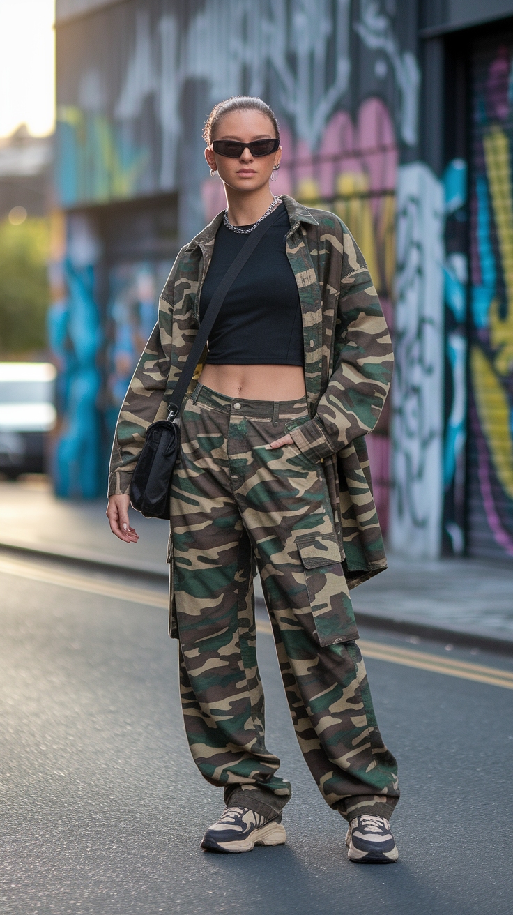 Styling Camo Cargo Pants: Casual Looks with Edge outfit idea