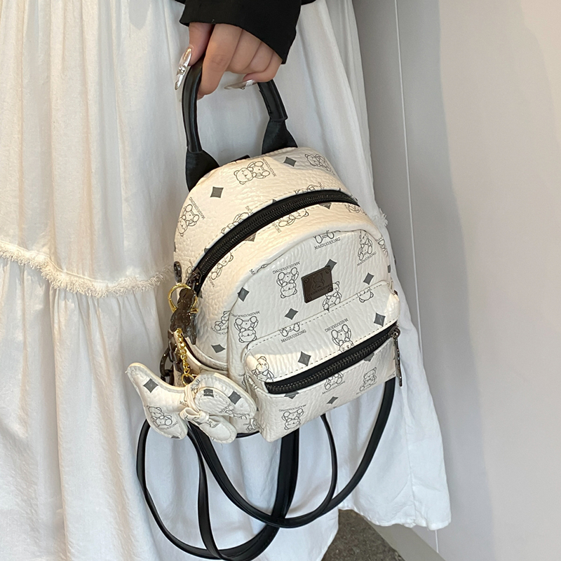 Stylish High-End Double Shoulder Backpack 2024 Women's Versatile Bag for School & Everyday Use, Trendy Maiduo Bear Design Stylish High-End Double Shoulder Backpack 2024 Women's Versatile Bag for School & Everyday Use, Trendy Maiduo Bear Design