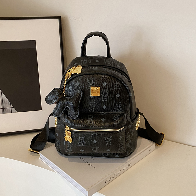 Stylish High-End Double Shoulder Backpack 2024 Women's Versatile Bag for School & Everyday Use, Trendy Maiduo Bear Design Stylish High-End Double Shoulder Backpack 2024 Women's Versatile Bag for School & Everyday Use, Trendy Maiduo Bear Design