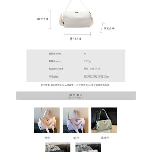 Stylish Large Capacity Travel Bag for Women - Lightweight Versatile Sports Fitness Shoulder Crossbody Bag for Short Trips