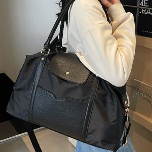 Stylish Large Capacity Women's Fitness Tote Bag - Lightweight Shoulder Bag for Travel, Business, and Short Trips