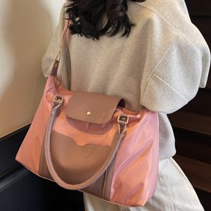 Stylish Large Capacity Women's Fitness Tote Bag - Lightweight Shoulder Bag for Travel, Business, and Short Trips